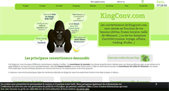 Desktop Screenshot of convertisseur.kingconv.com