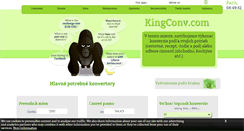 Desktop Screenshot of konvertor-sk.kingconv.com